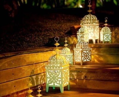 moroccan garden lanterns