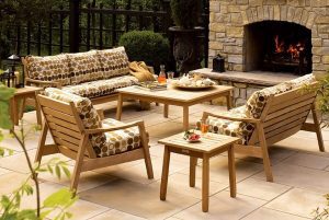 1 outdoor teak furniture set