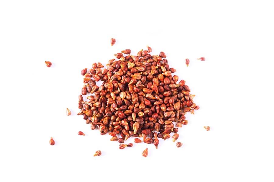 pile of strawberry seeds