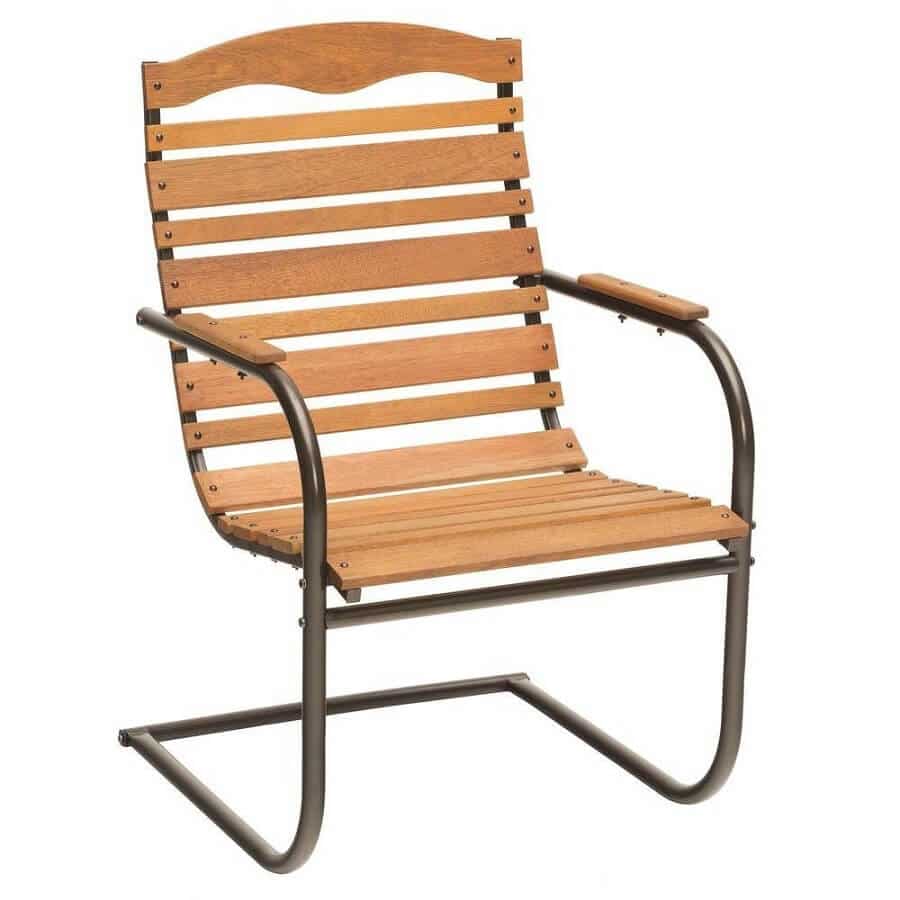 c-spring chair made of wood