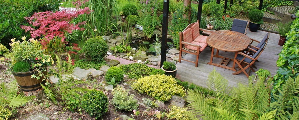small backyard arrangement