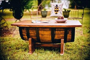 diy barrel table