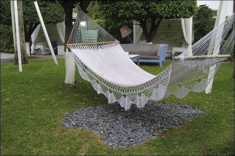 DIY crocheted hammock