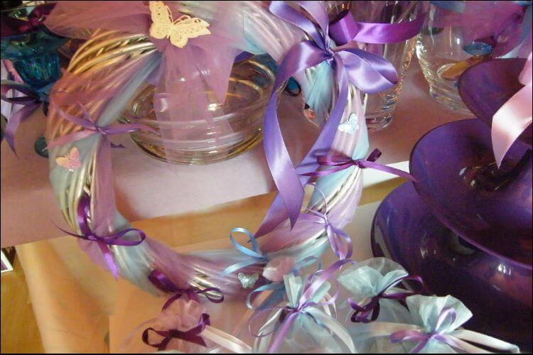 Lavender wedding ideas lavender ribbons and decorations