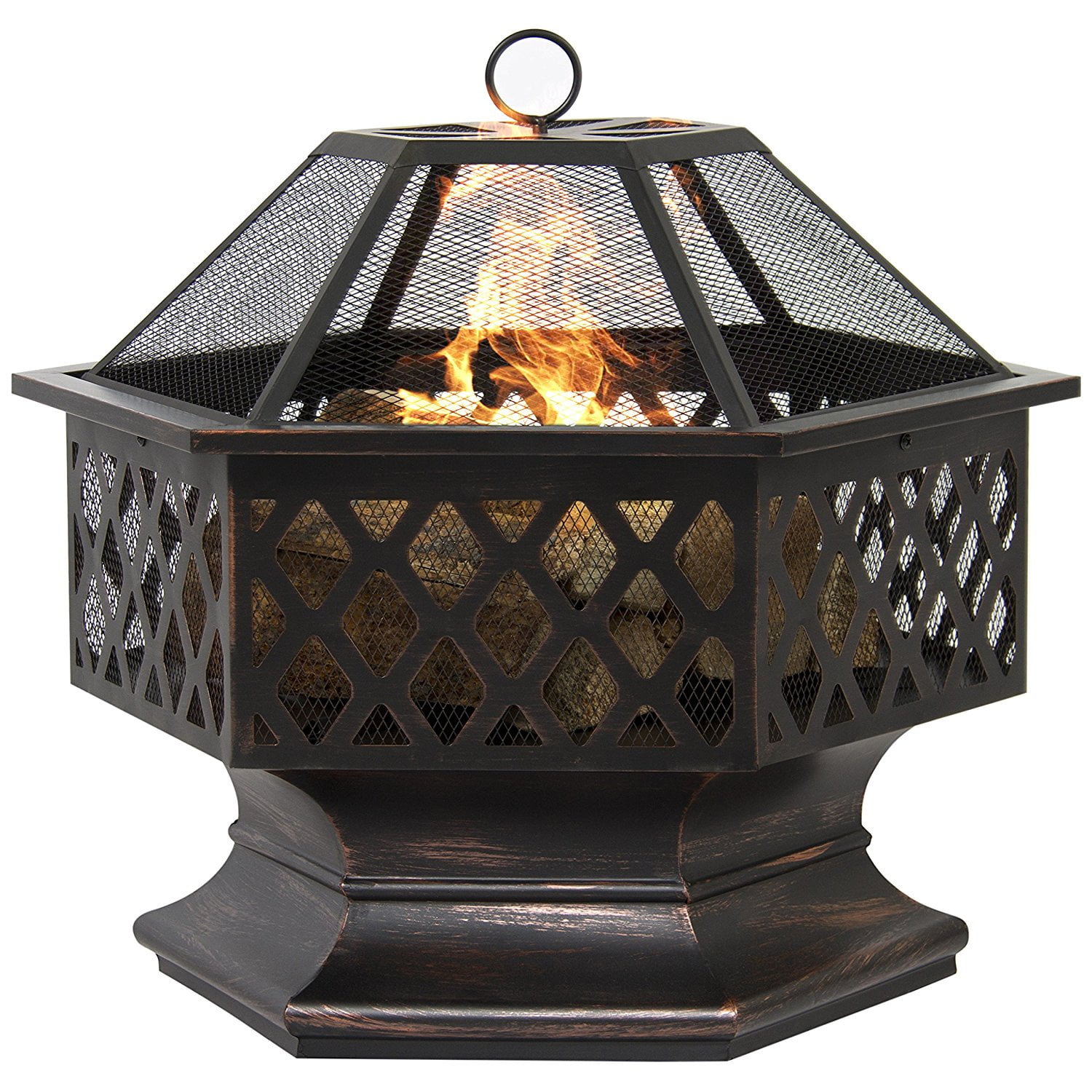 Best Choice Products Backyard Fireplace