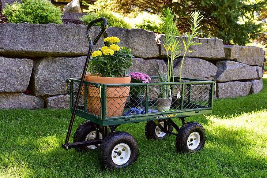 Gorilla Carts Steel Garden Cart With Removable Sides Review