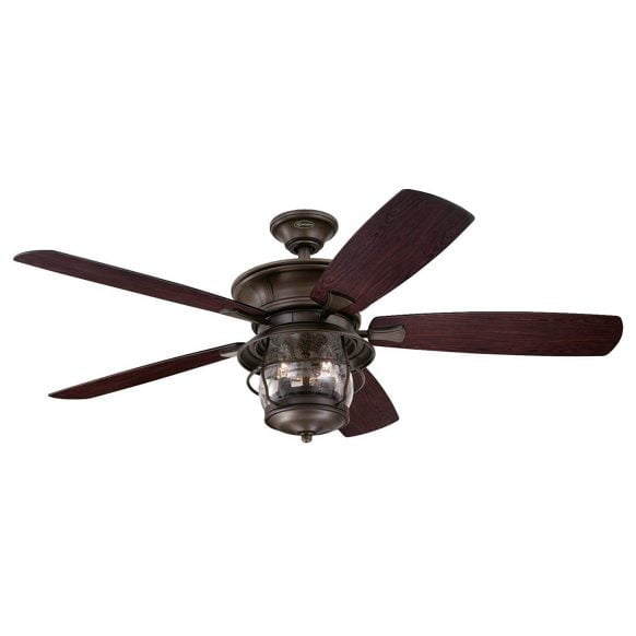Westinghouse Ord 52 Inch Aged, Small Outdoor Ceiling Fan With Light