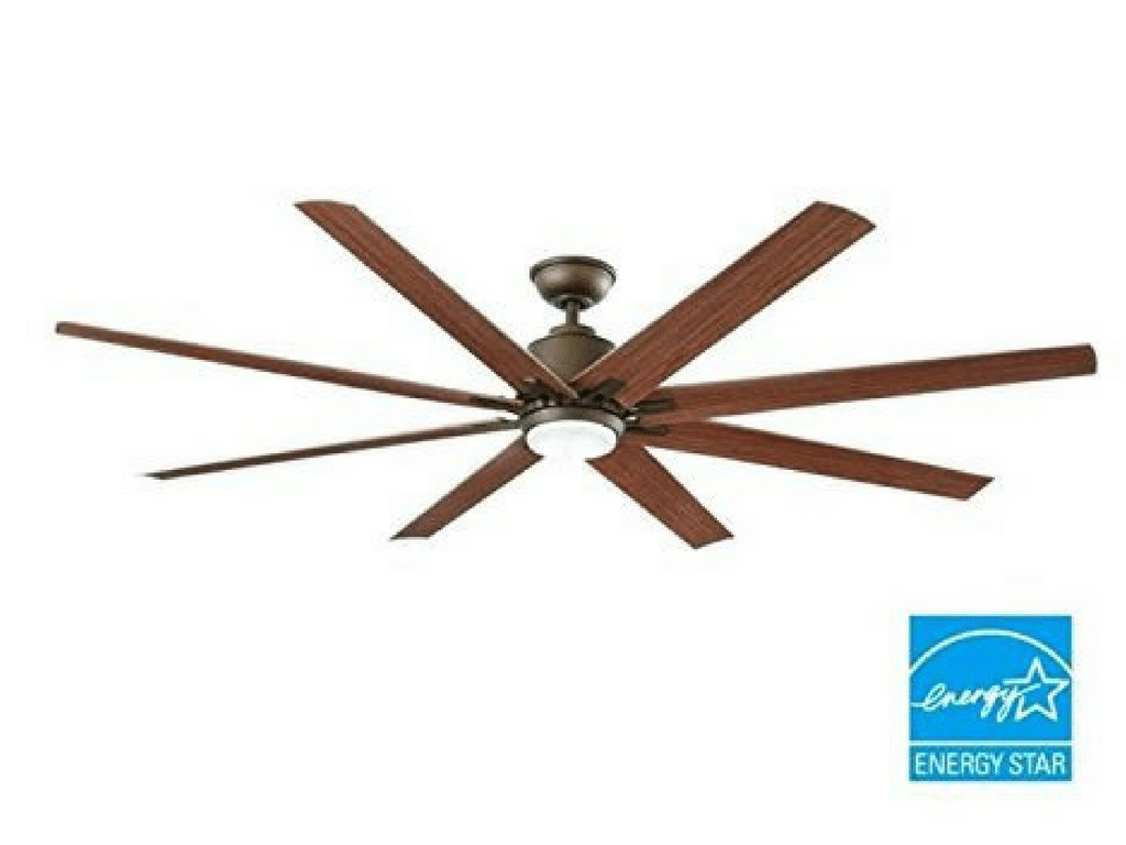 Kensgrove 72 in. LED Indoor2FOutdoor Espresso Bronze Ceiling Fan