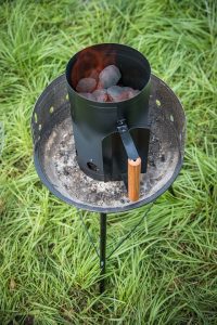lighting a charcoal grill