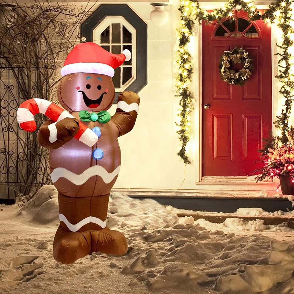 inflatable gingerbread man