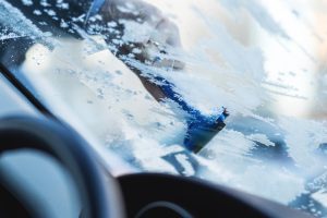 defrosting, car, windshield
