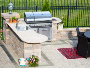 Can You Build An Outdoor Kitchen On Top Of Pavers