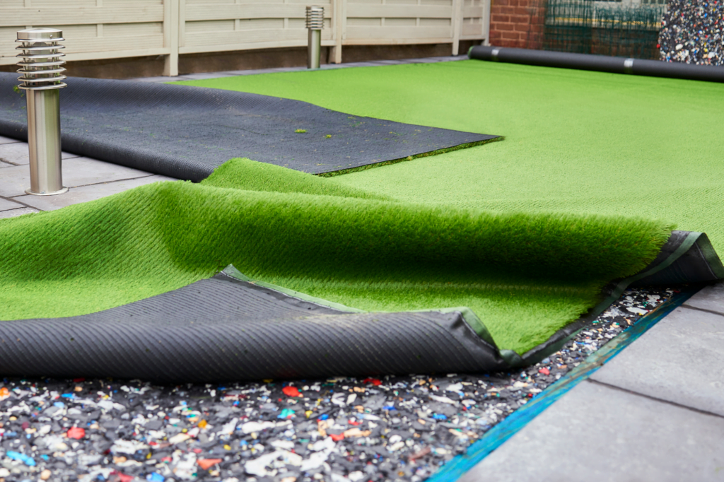 Artificial Grass for Temporary Outdoor Flooring