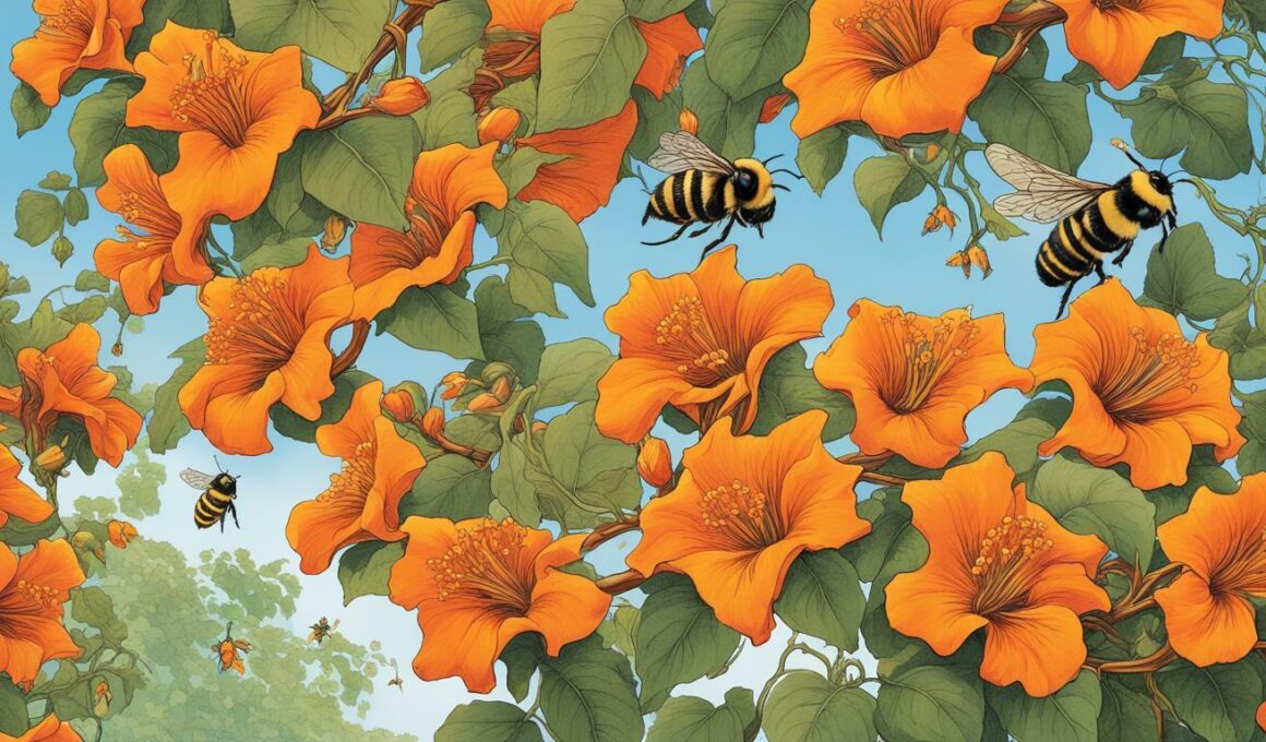 Do Trumpet Vines Attract Bees