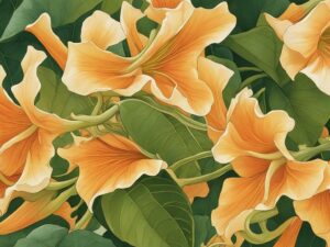 How Are Trumpet Vine Flowers Adapted
