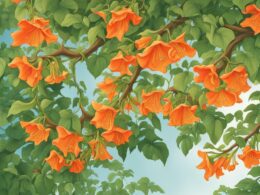 When Does Trumpet Vine Leaf Out