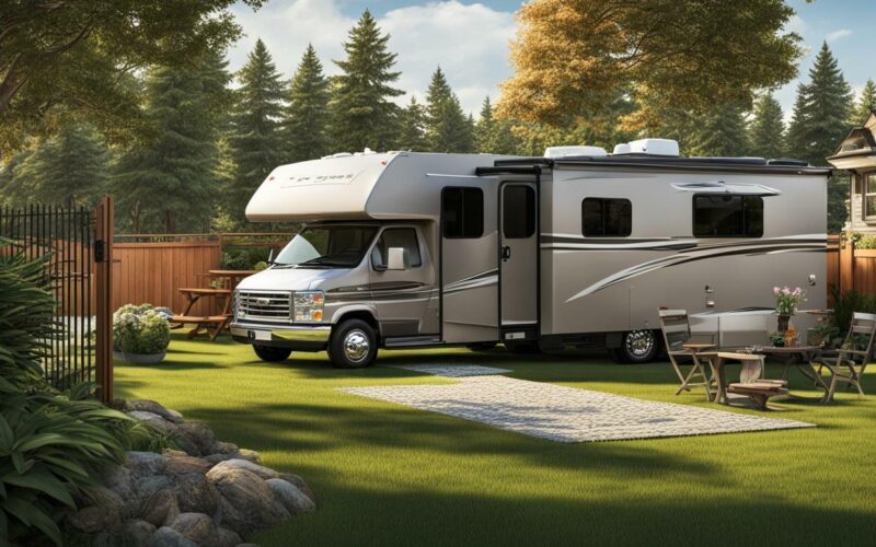 can you park your rv in your backyard