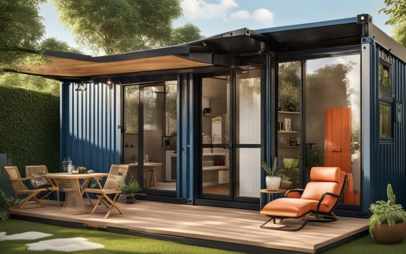 can you put a container home in your backyard