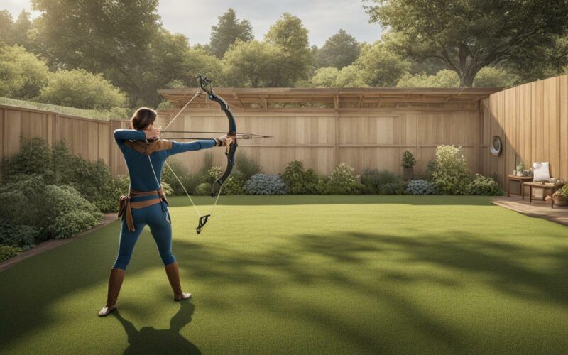 can you shoot your bow in your backyard