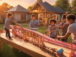 how to build a backyard roller coaster