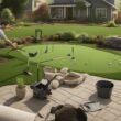 how to build a putting green in backyard