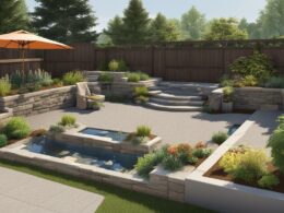 how to fix a sloped backyard