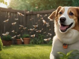 how to get rid of flies in backyard with dogs