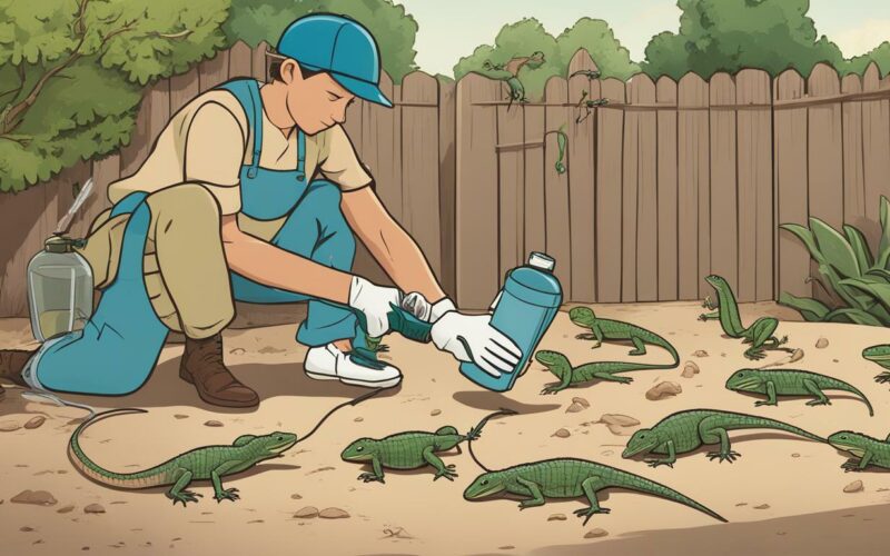 how to get rid of lizards in backyard