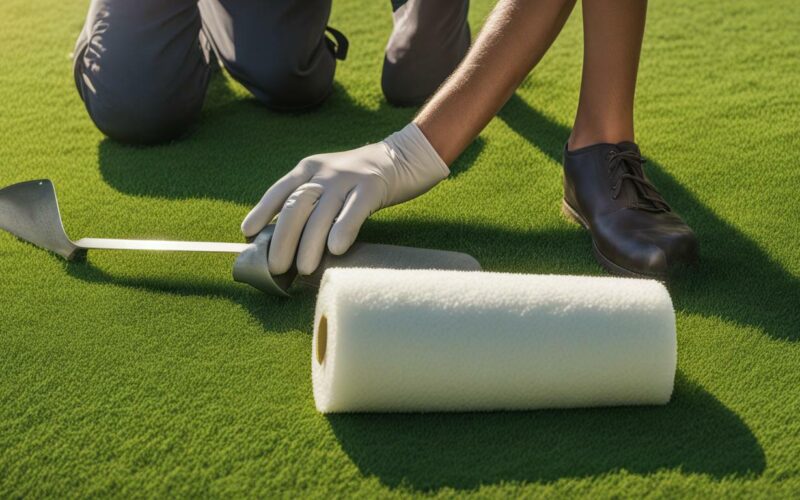 how to install turf in your backyard