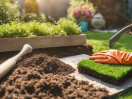 how to lay turf in backyard