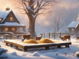 what to feed deer in backyard during winter