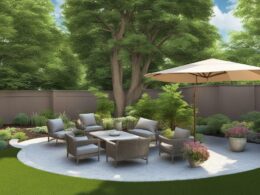 where to plant trees in backyard