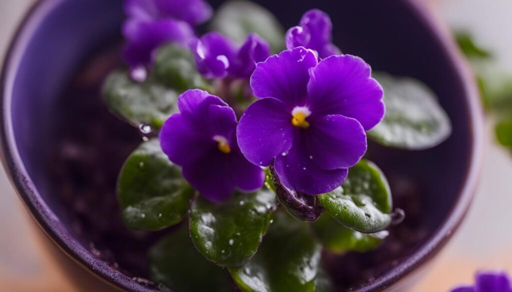 African violets watering tips