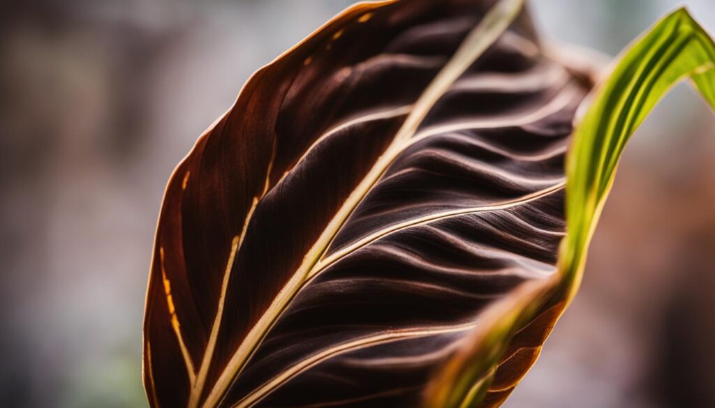 Brown Calathea Leaves Causes