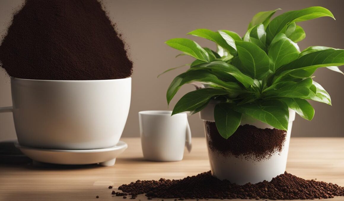 Coffee Grounds In Potted Plants