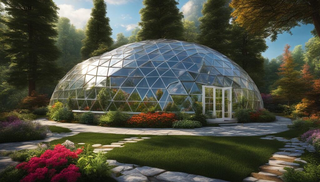 Geodesic Dome Greenhouse