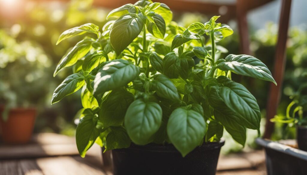 Growing Basil and Tomatoes in Containers