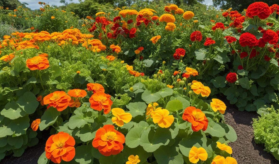 How To Grow Marigolds And Nasturtiums Together