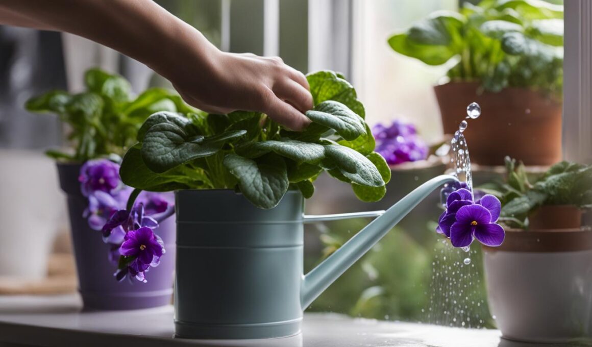 How To Water African Violets