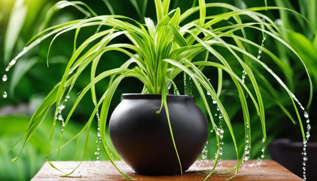 Spider Plant Watering