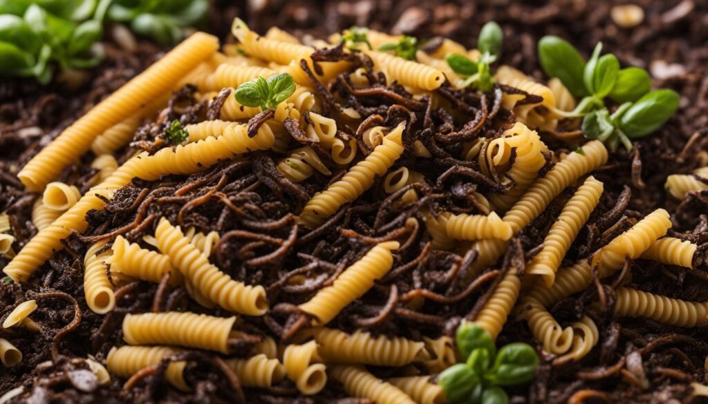 compost uncooked pasta