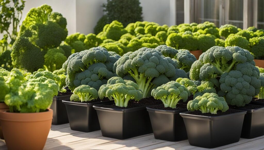 grow broccoli in container gardens