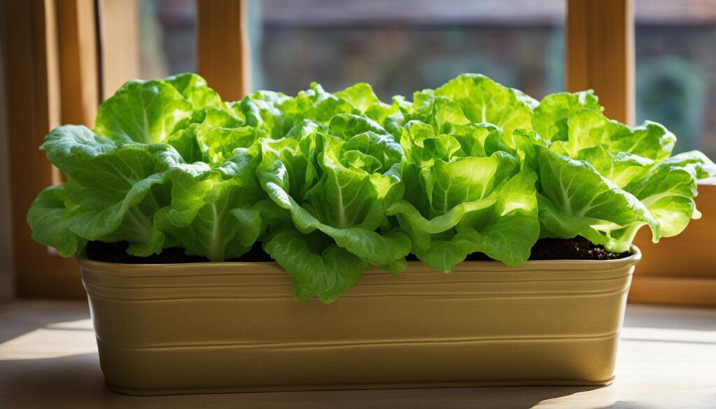 indoor lettuce care