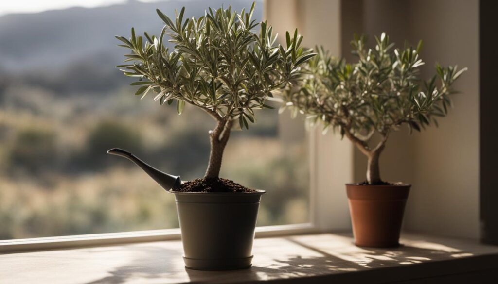 indoor olive tree fruit