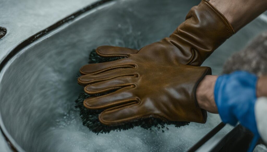 leather gardening gloves