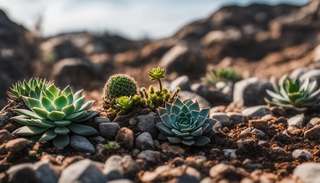limitations of planting succulents in rocks