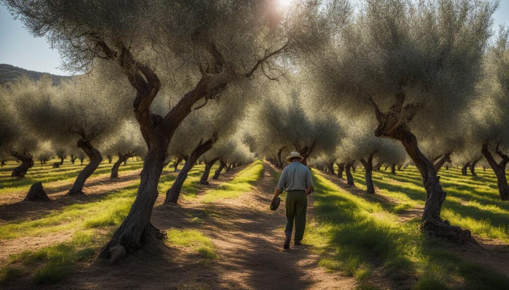 olive cultivation image