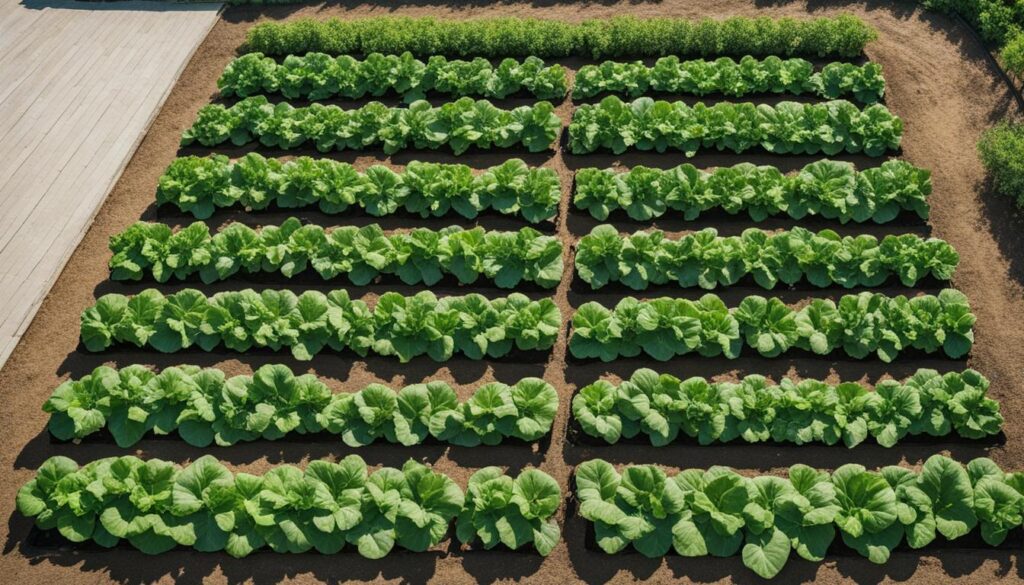 plant spacing for collard greens