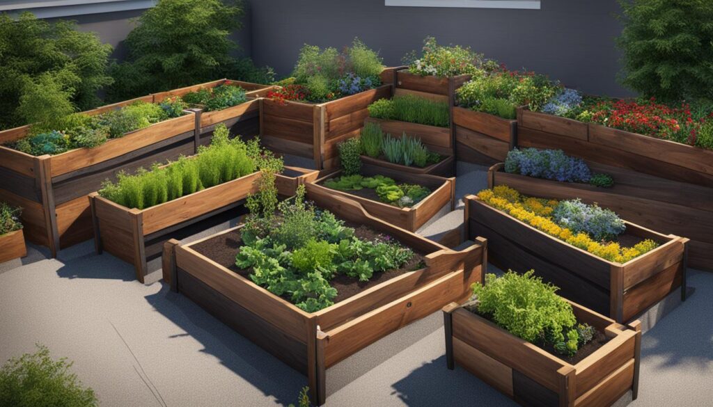 raised bed placement