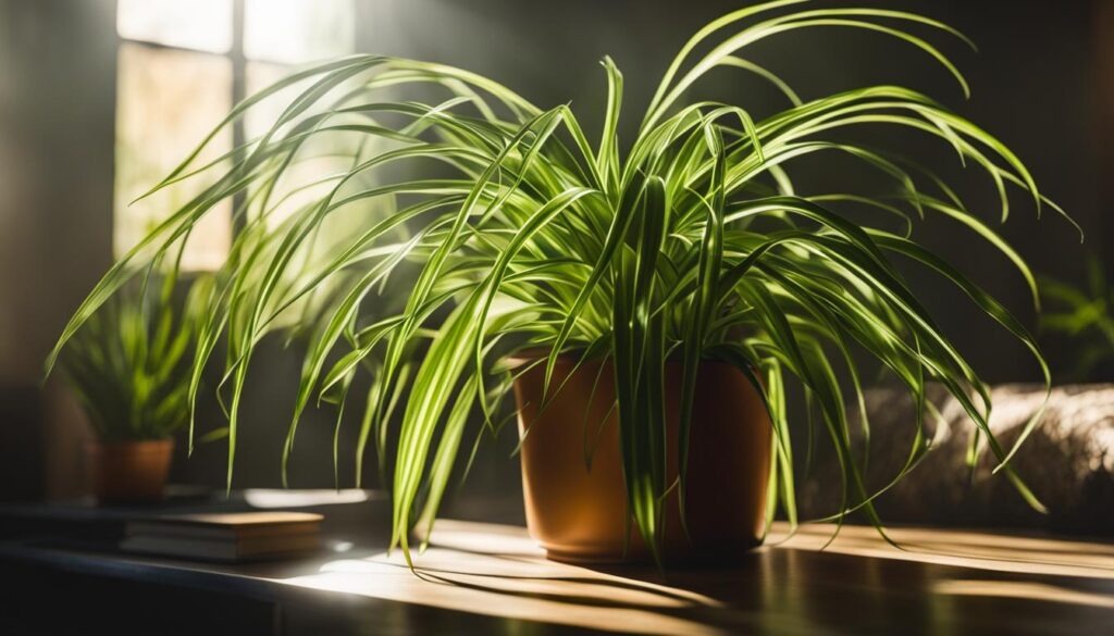 spider plant sunlight requirements